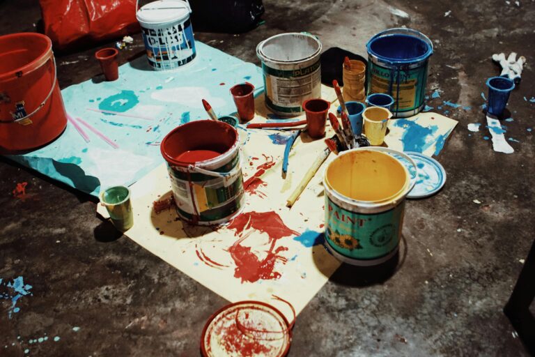 Workshop Action Painting Enjoy de Zomer